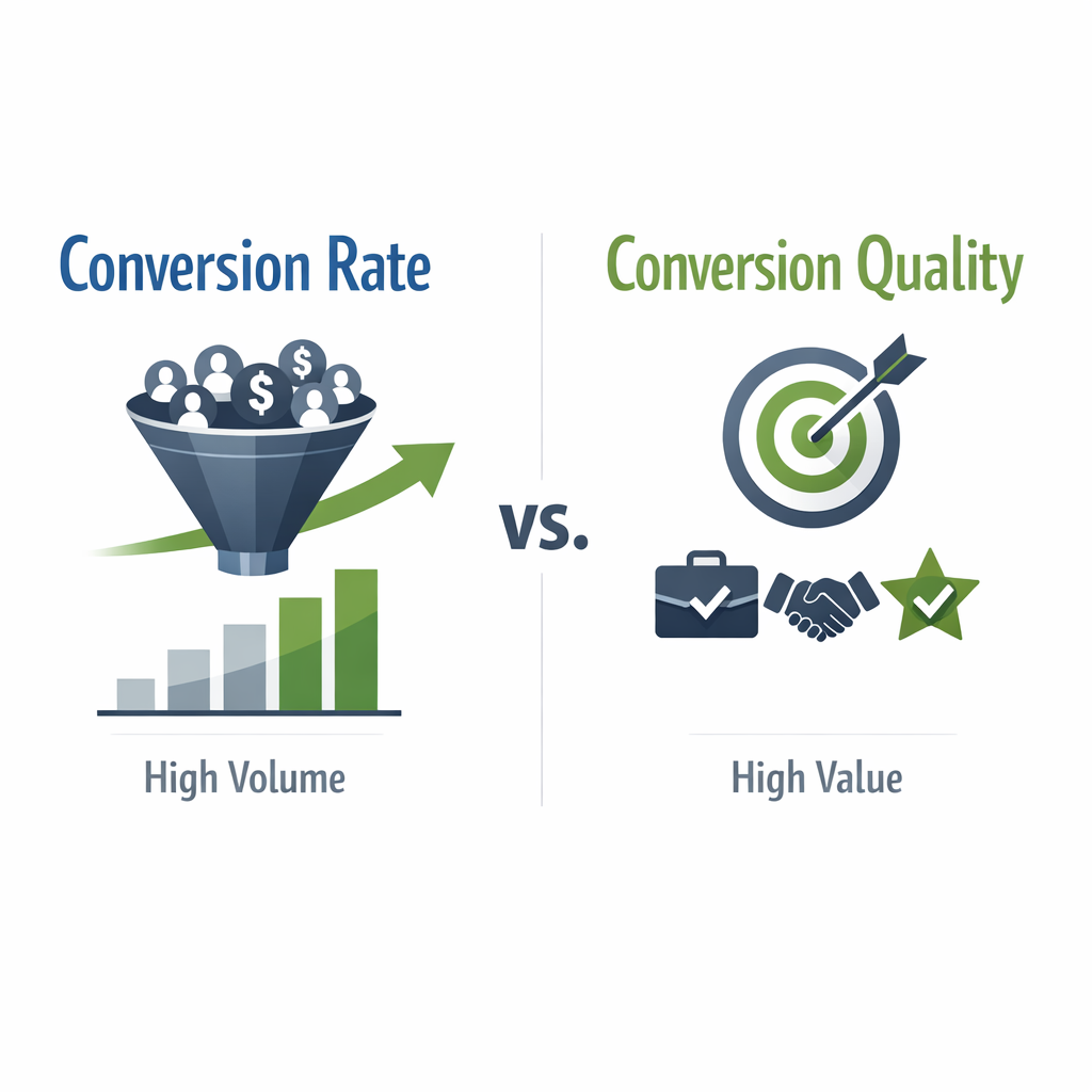 Conversion Rate vs. Conversion Quality