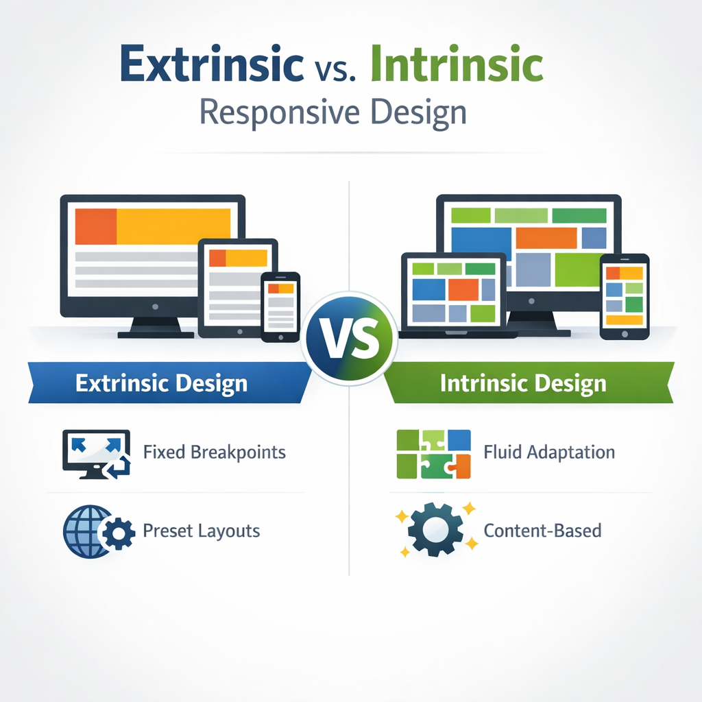 Extrinsic vs. Intrinsic Responsive Design