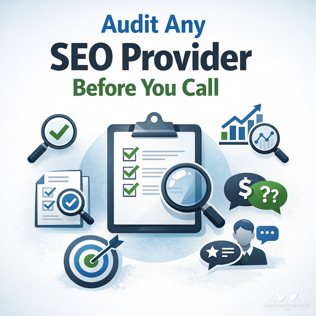 Audit Any SEO Provider Before You Call
