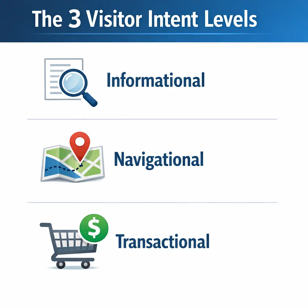 The 3 Visitor Intent Levels