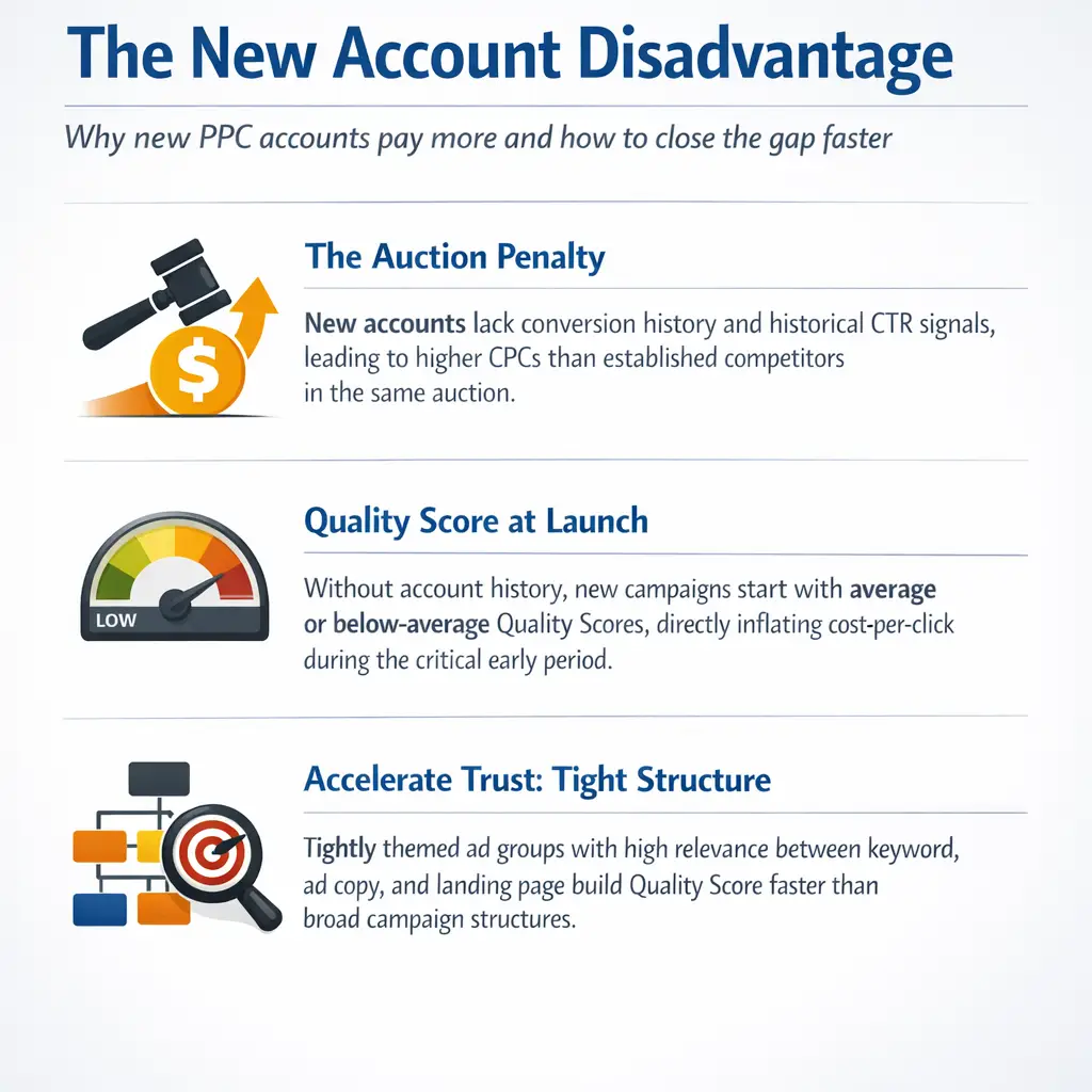 The New Account Disadvantage