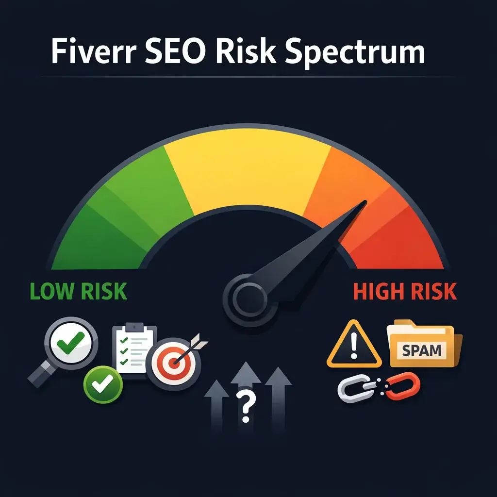 Fiverr SEO Risk Spectrum