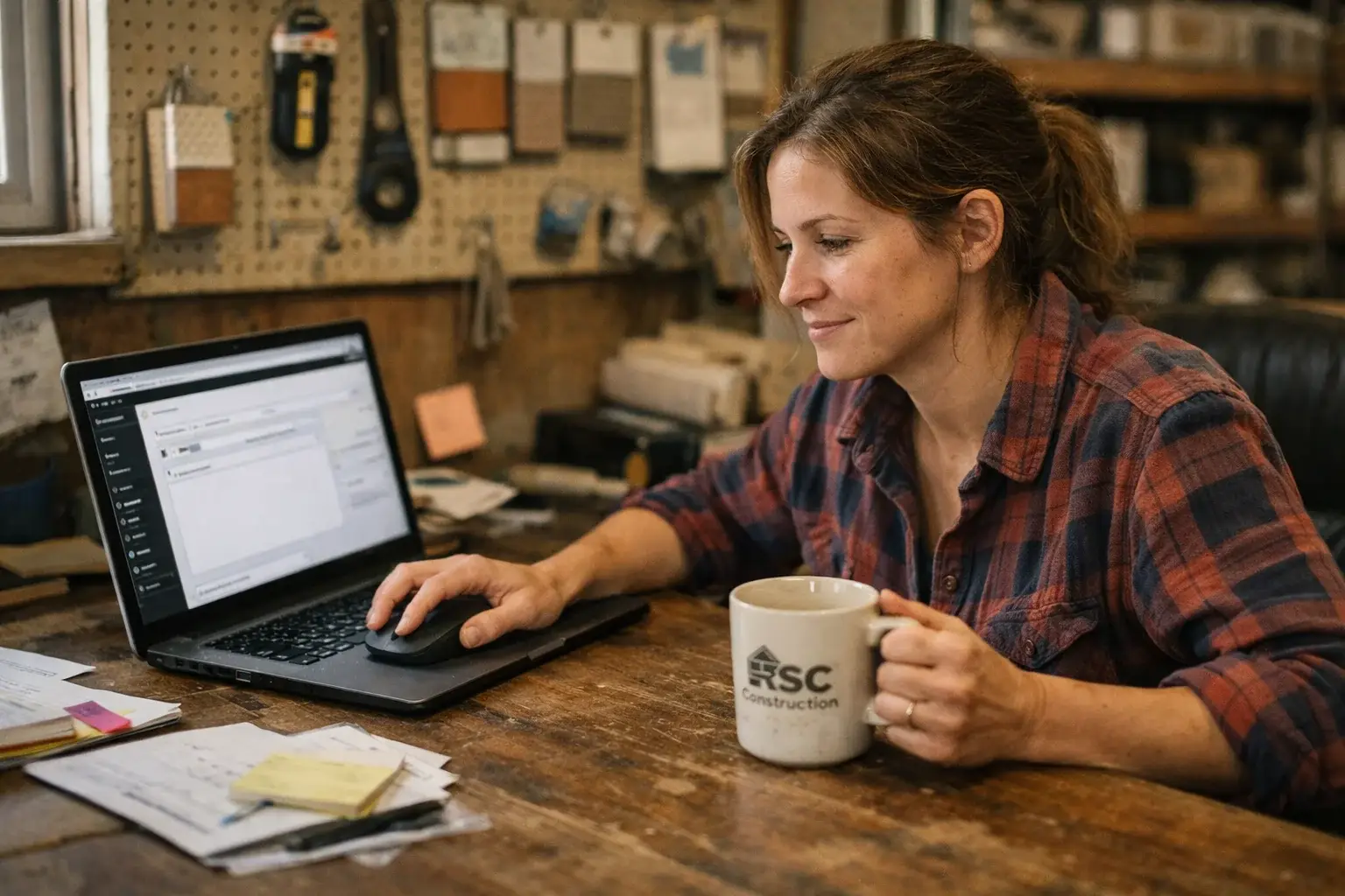 WordPress web design dashboard for small businesses showing site performance and local SEO metrics for Dayton Ohio companies