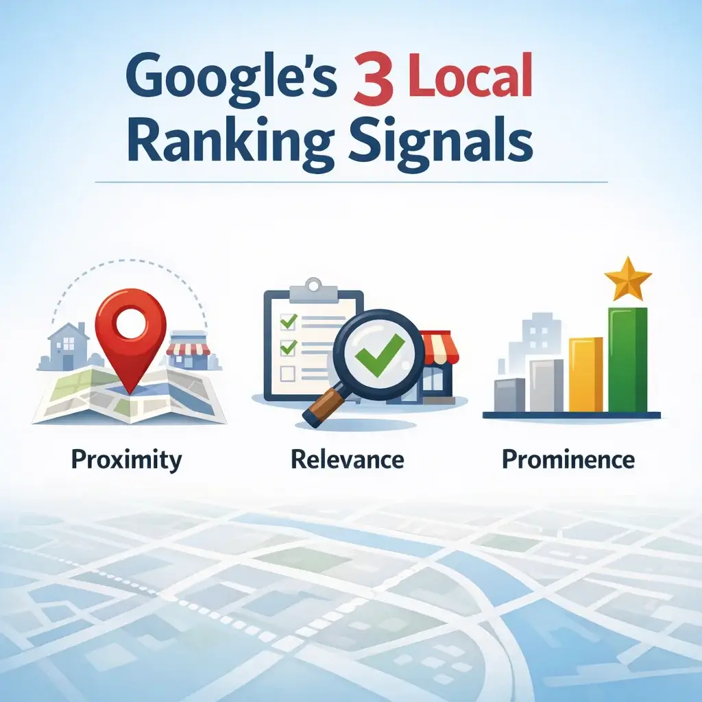 Google's 3 Local Ranking Signals