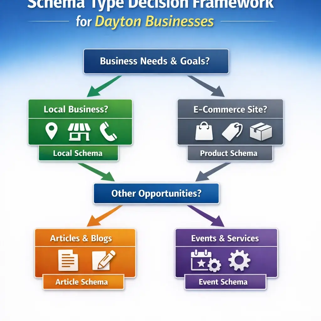 Schema Type Decision Framework for Dayton Businesses