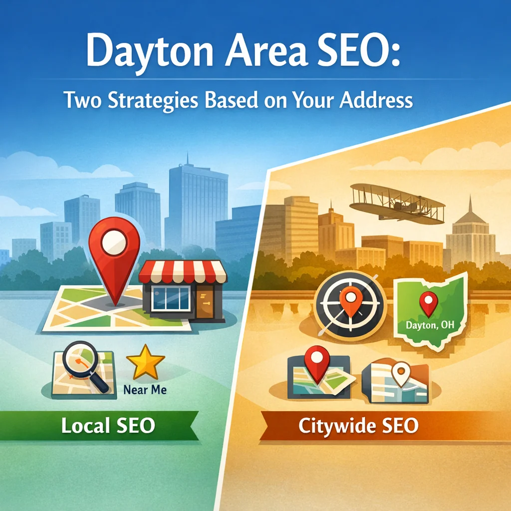 Dayton Area SEO: Two Strategies Based on Your Address