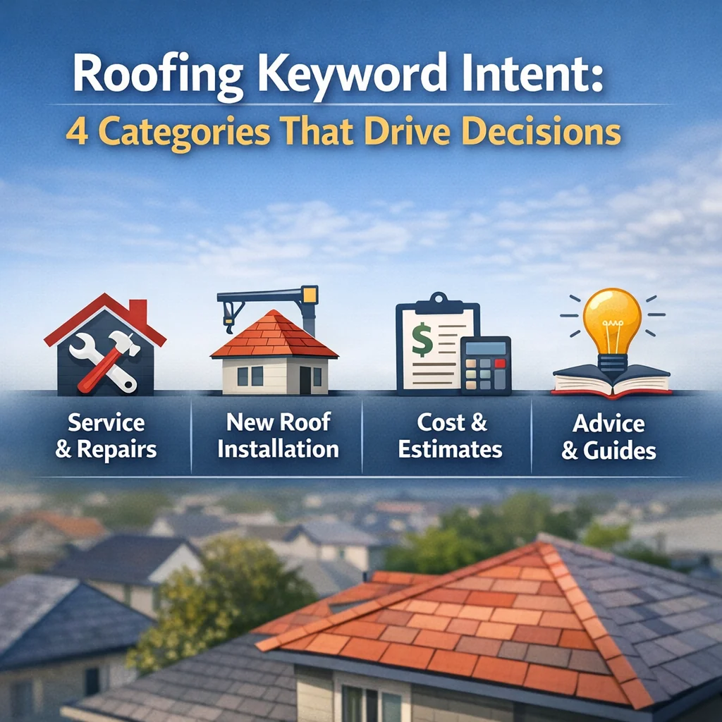 Roofing Keyword Intent: 4 Categories That Drive Decisions