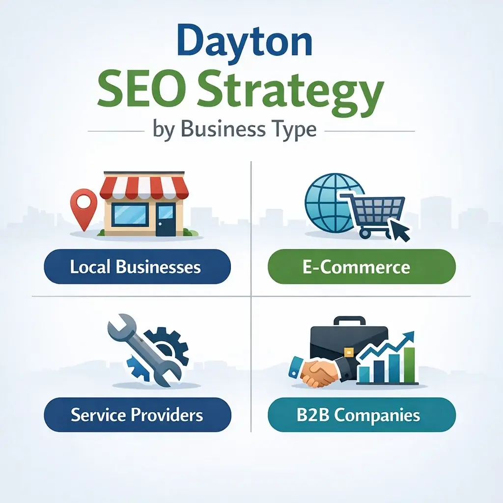 Dayton SEO Strategy by Business Type