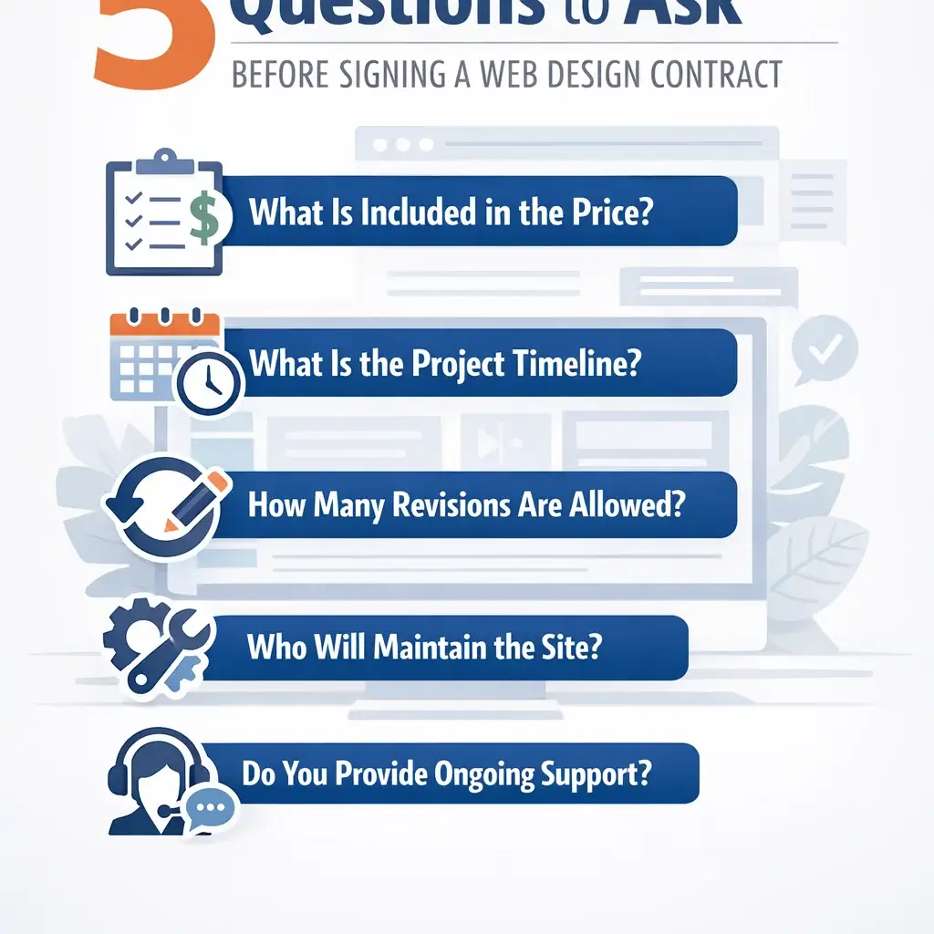 5 Questions to Ask Before Signing a Web Design Contract